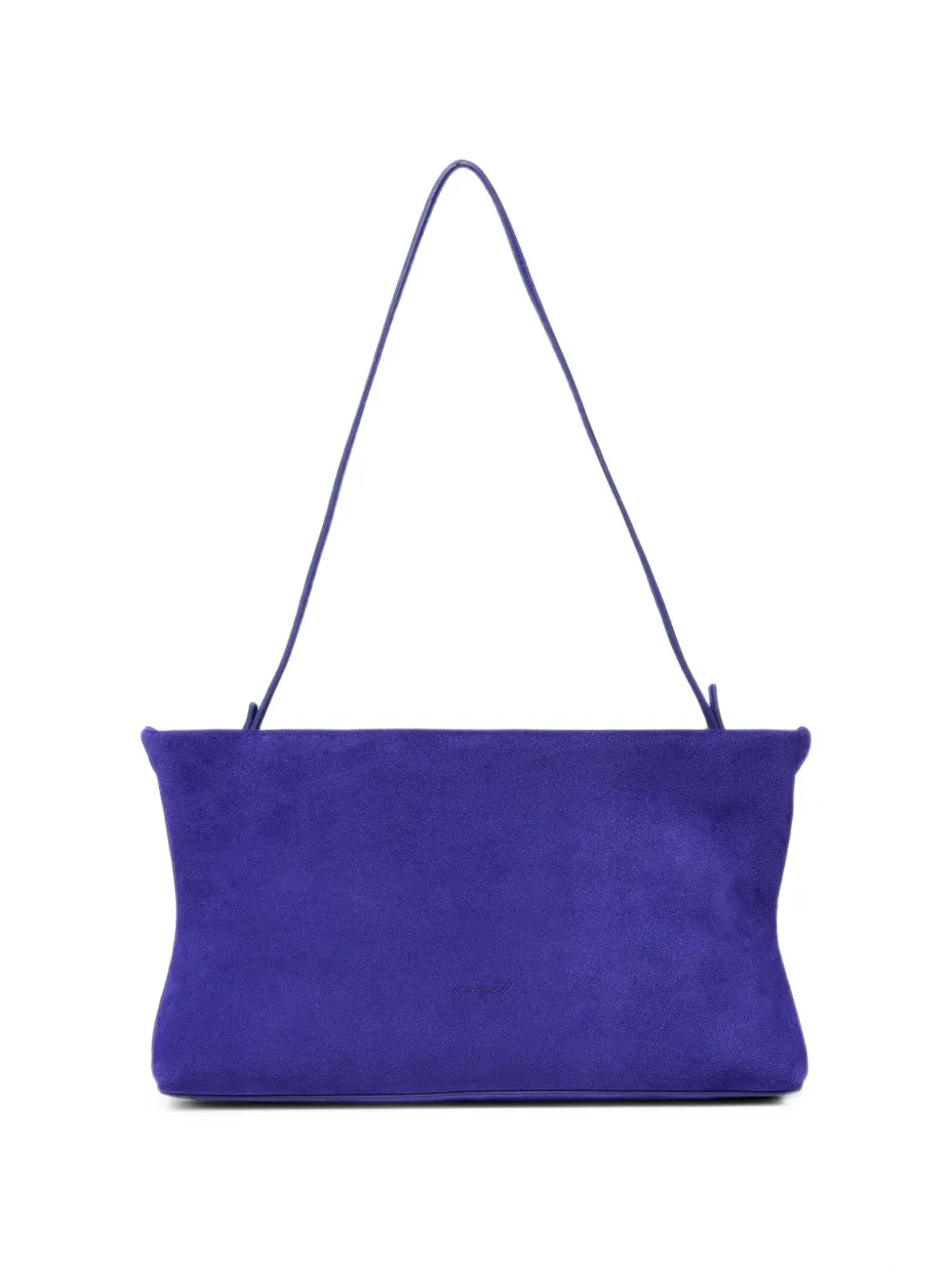 Marsèll Dipi suede logo-debossed shoulder bag - Violett