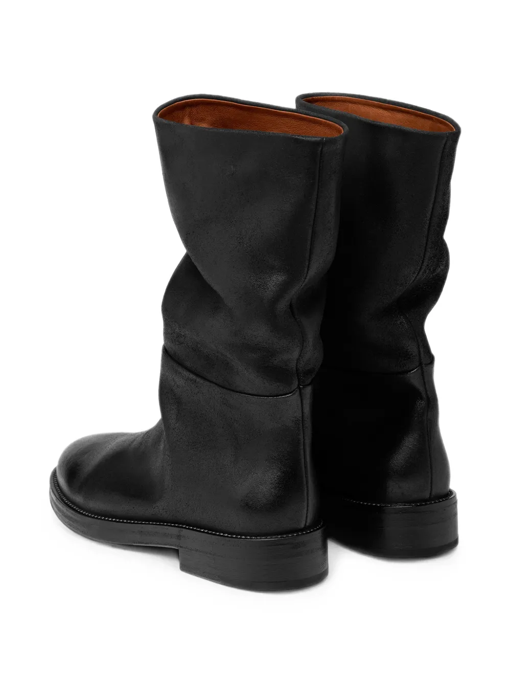 Marsèll Tubetto leather boots Zwart