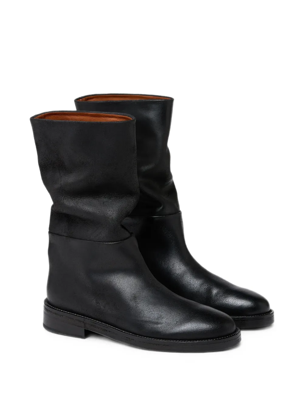 Marsèll Tubetto leather boots Zwart