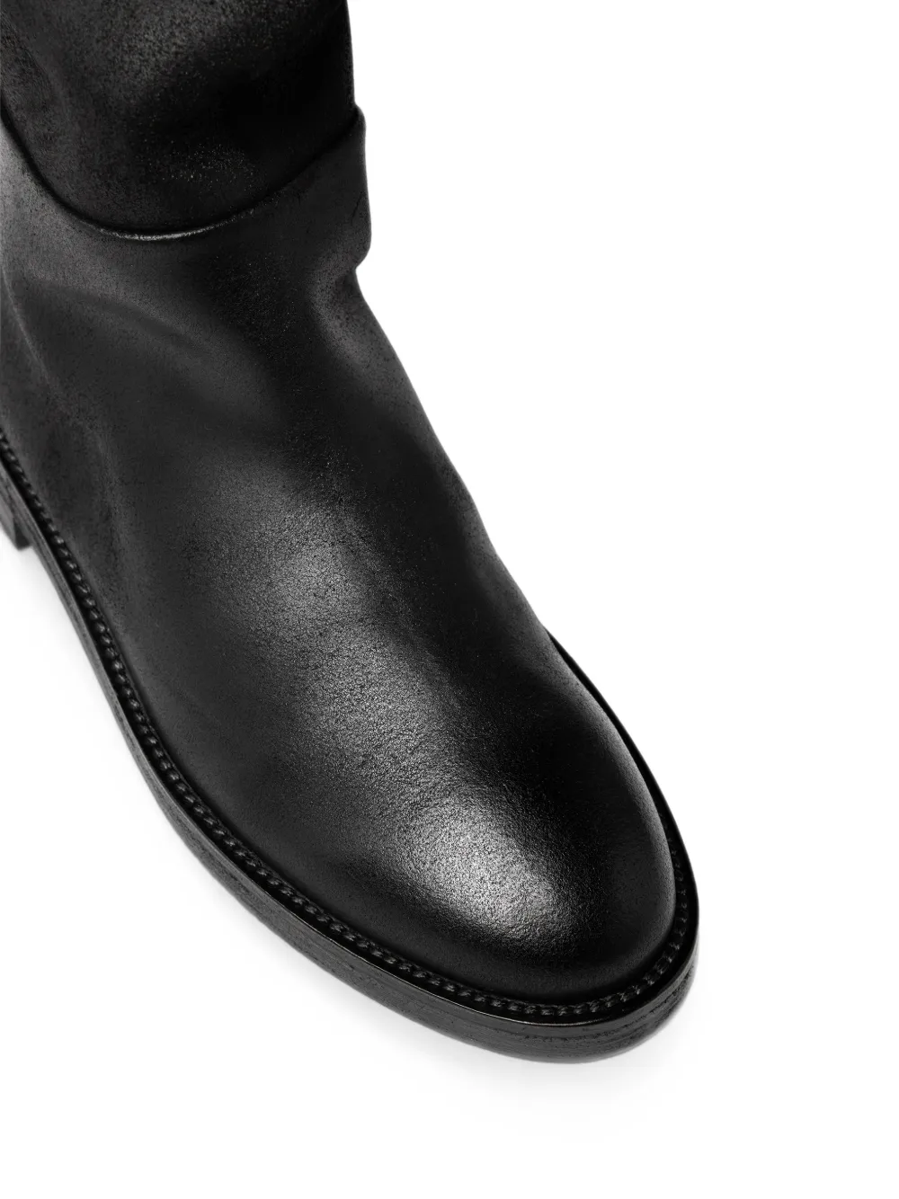 Marsèll Tubetto leather boots Zwart