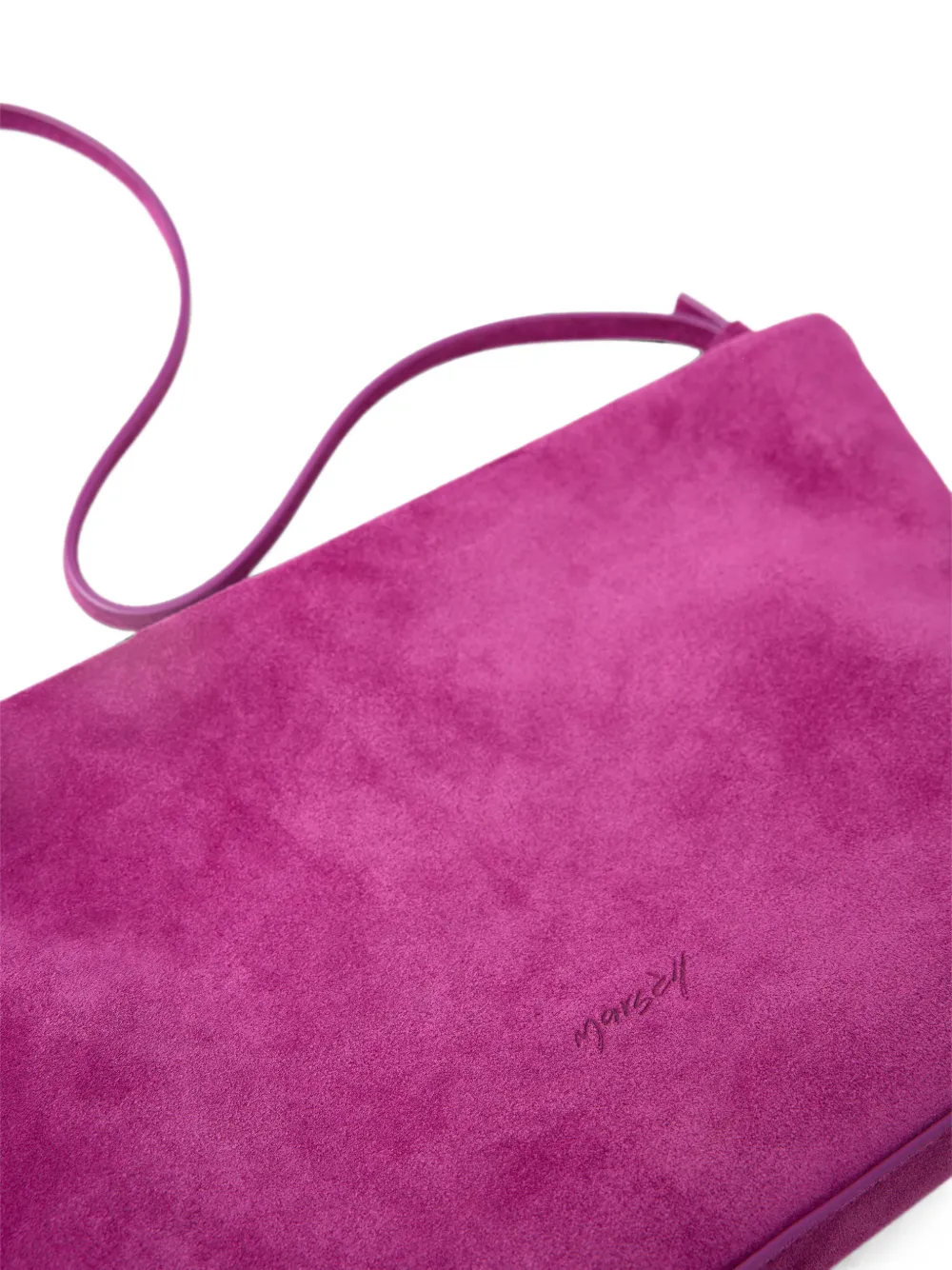 Marsèll Dipi suède clutch Paars