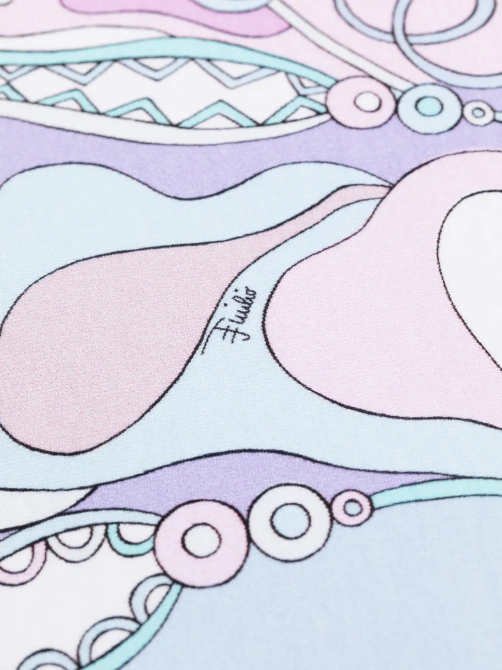  Pucci Junior Abstract-print Blanket - Morado 