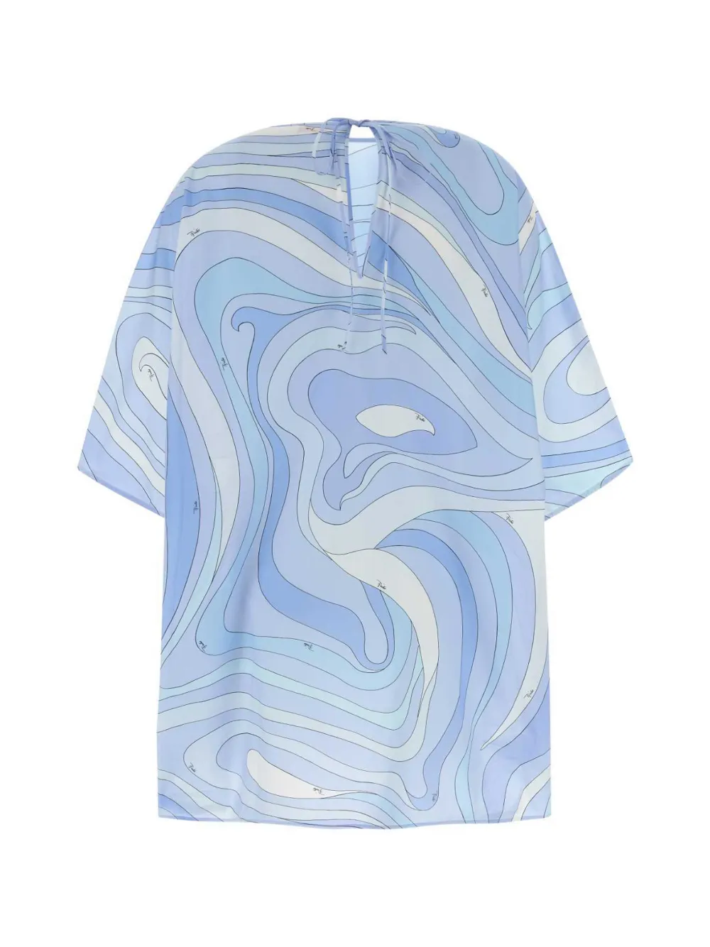 PUCCI Popeline tuniek met print Blauw