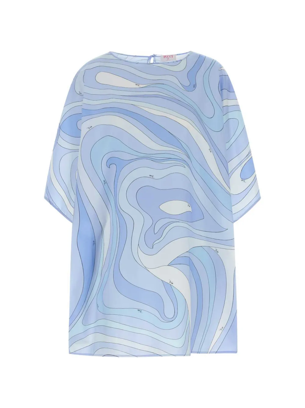 PUCCI Top con stampa Marmo - Blu