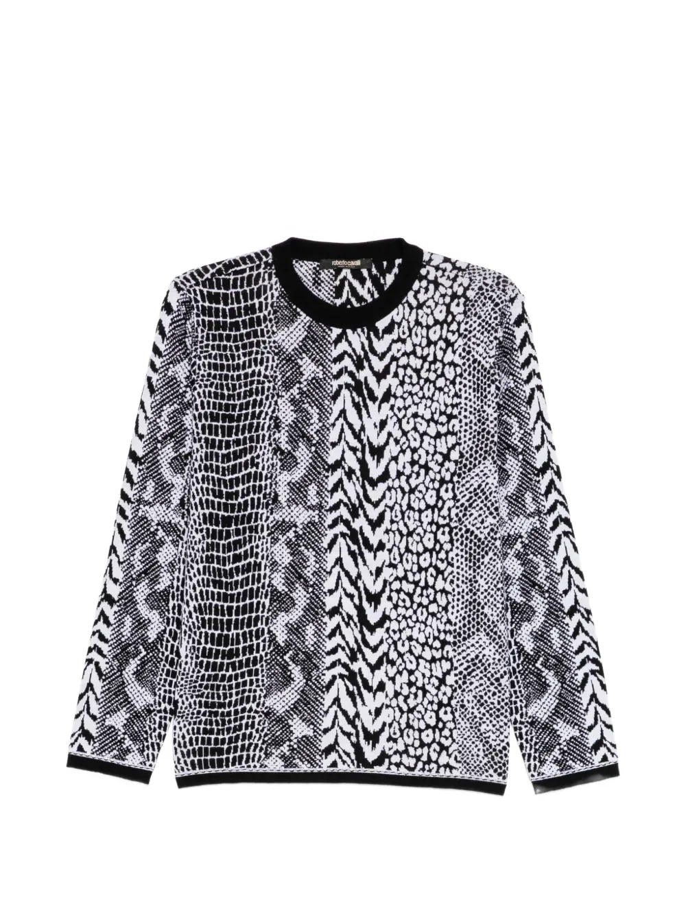 Roberto Cavalli animal-print sweater