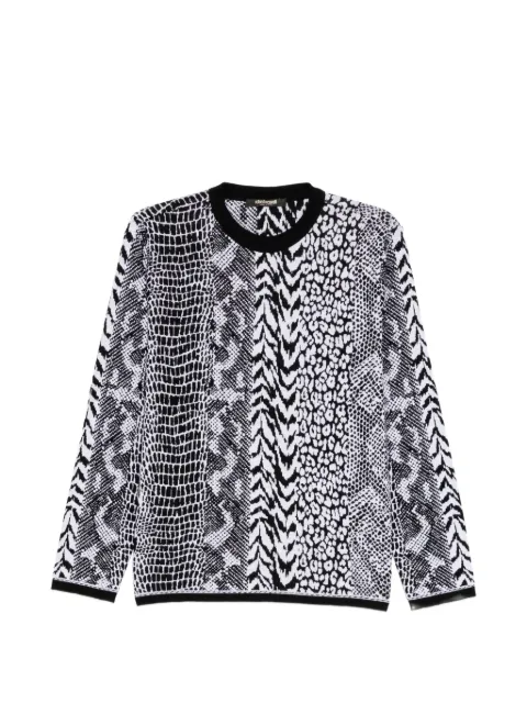 Roberto Cavalli animal-print sweater