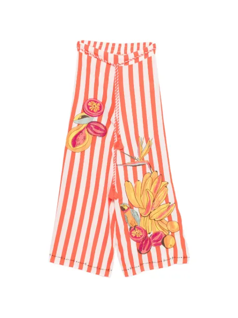 FARM Rio striped palazzo pants