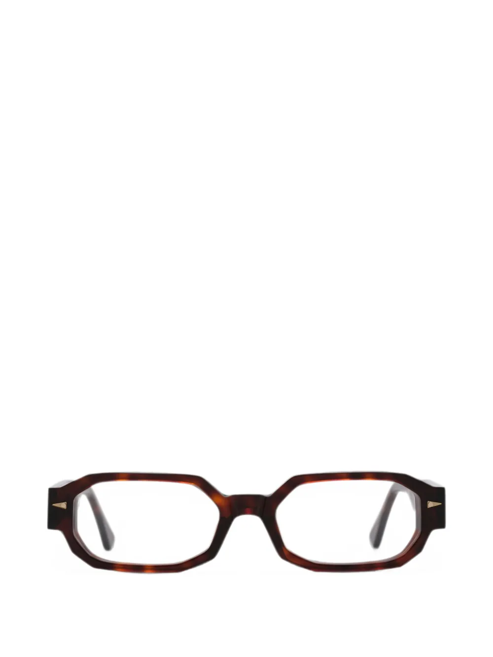 Ahlem Jules Geometric-frame Glasses In Brown