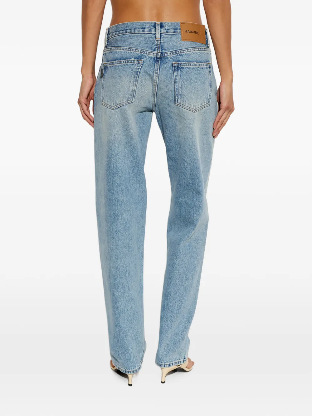 Haikure Lisa Pollock Straight jeans Blauw