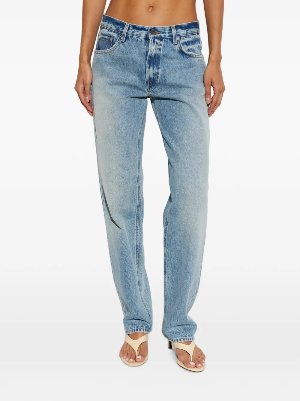 Haikure Lisa Pollock Straight jeans Blauw