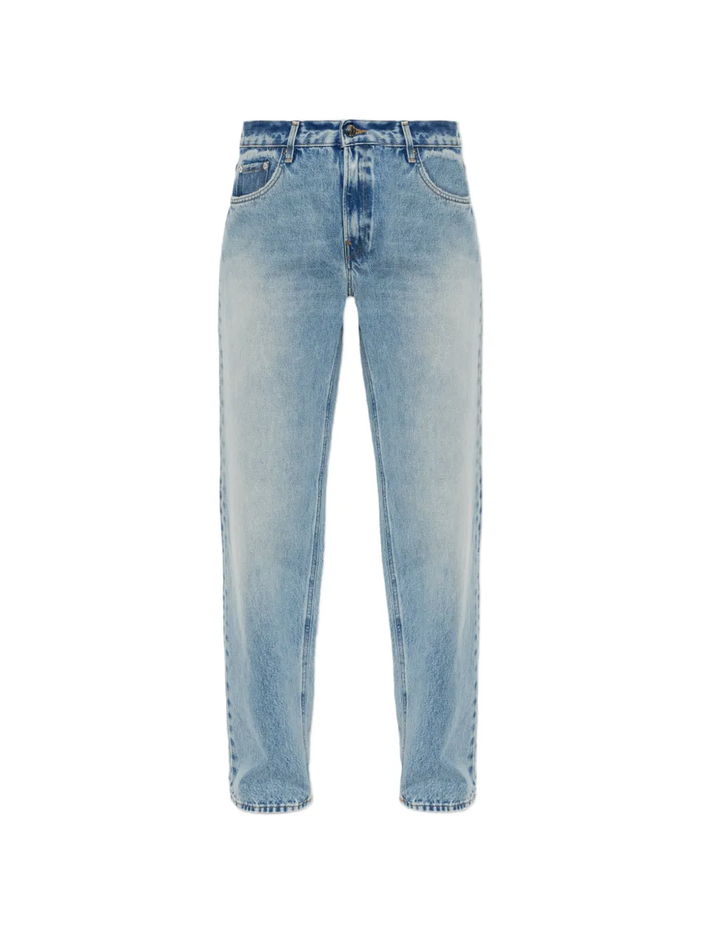 Haikure distressed straight-leg jeans - Blu