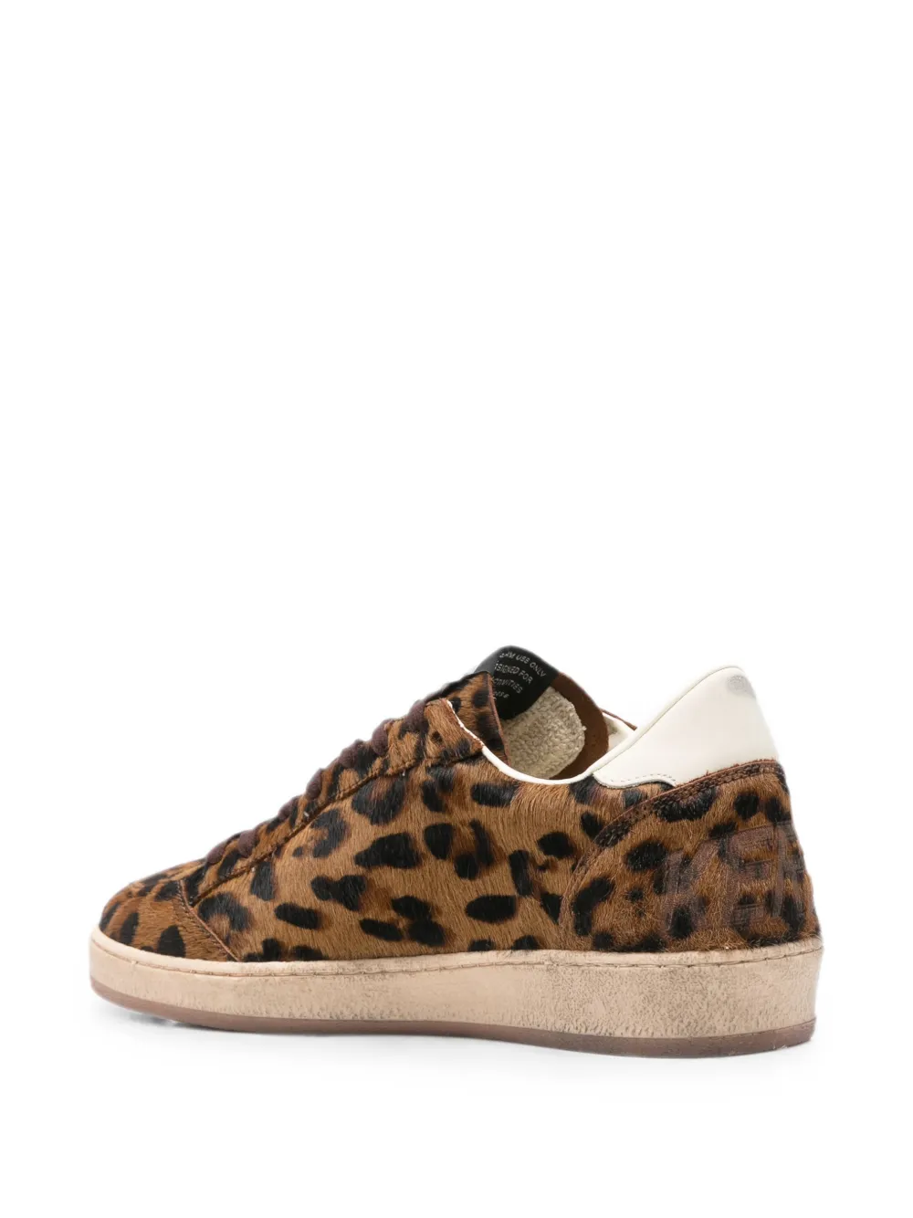 Golden Goose Ball Star leopard-pattern sneakers Bruin