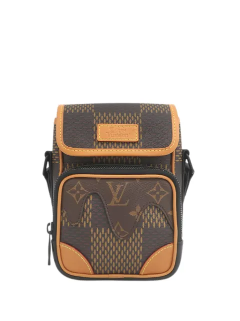 Louis Vuitton Pre-Owned 2020 Nigo Giant Damier Ebene Monogram Nano Amazone crossbody bag