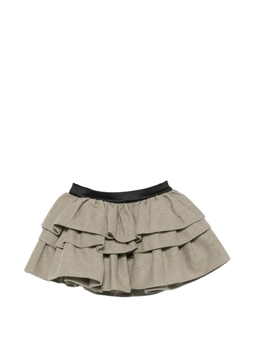 Douuod Kids Rok verfraaid met ruches Beige