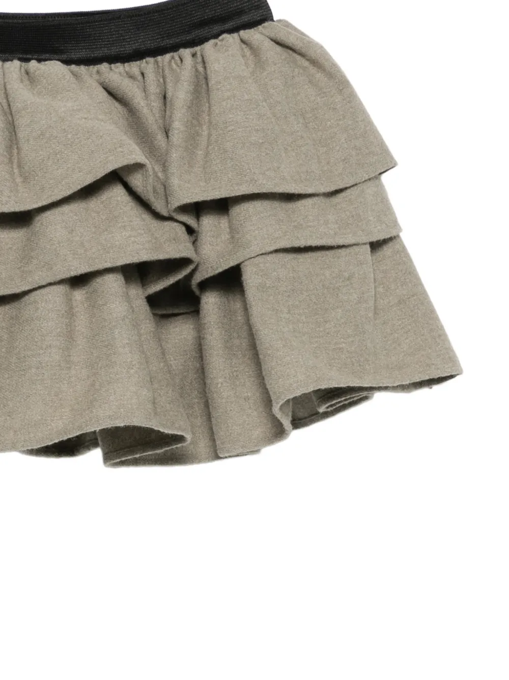 Douuod Kids Rok verfraaid met ruches Beige