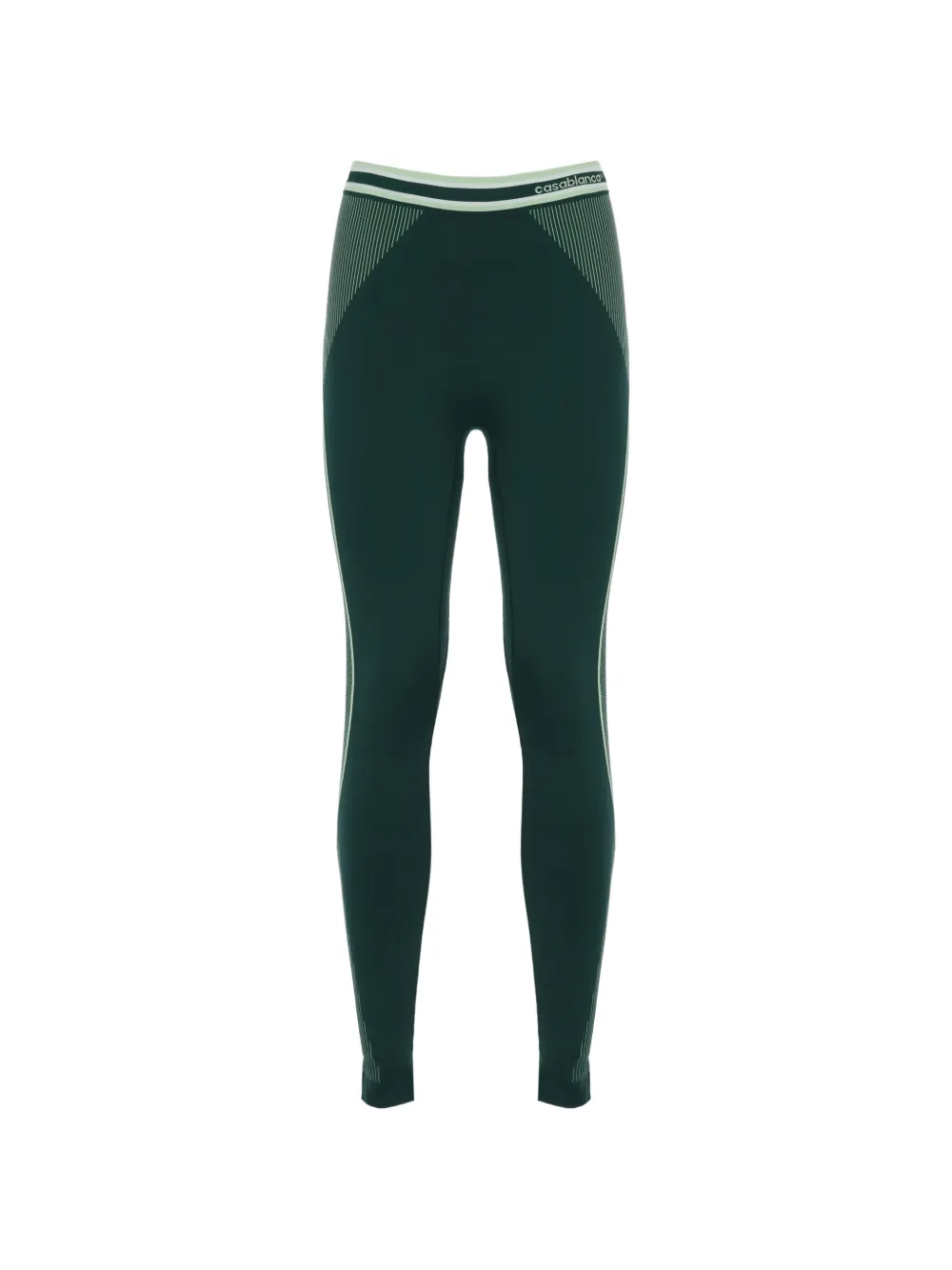Casablanca seamless striped leggings - Grün