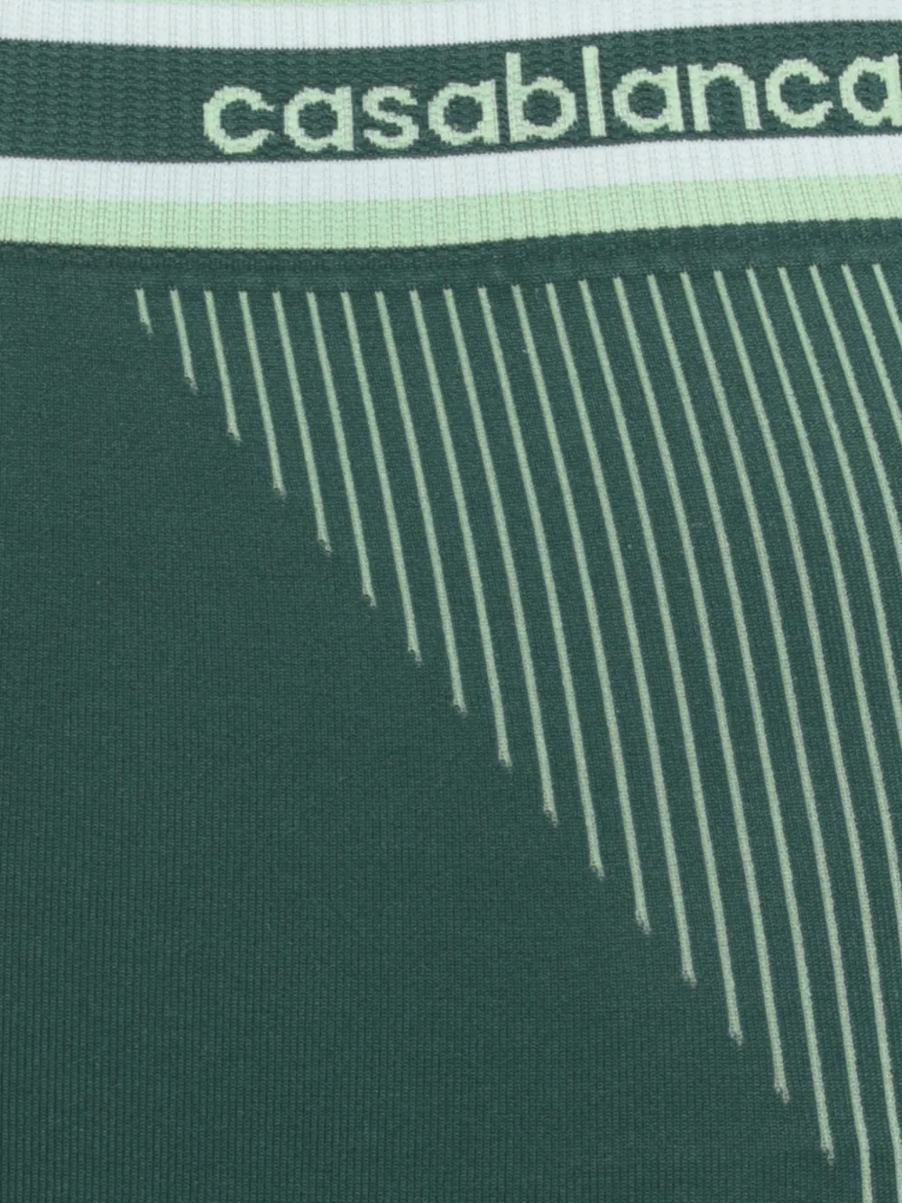 Casablanca Sportlegging met logoband Groen