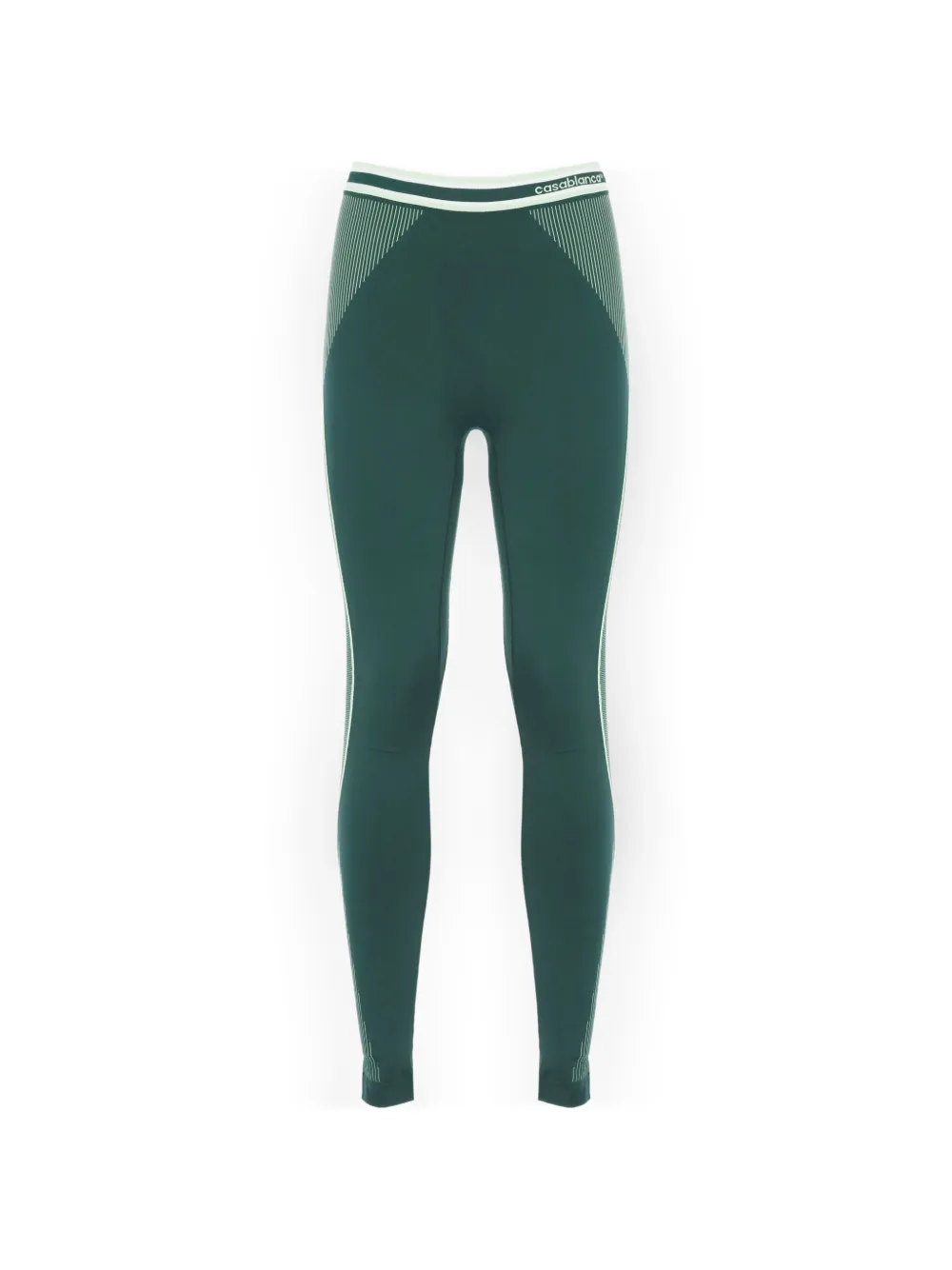 Casablanca seamless striped leggings - Grün