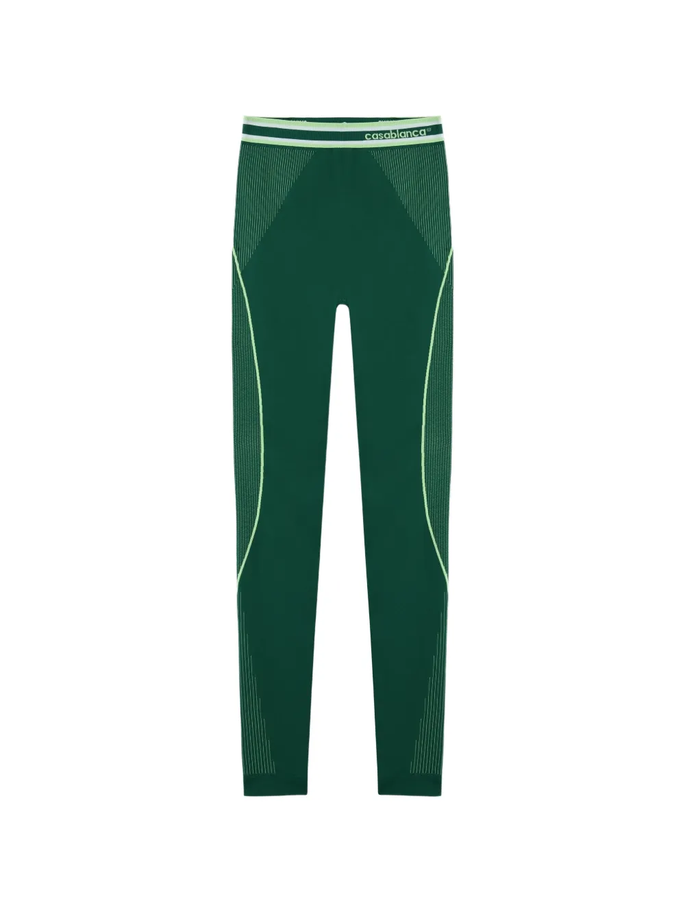 Casablanca Sportlegging met logoband Groen