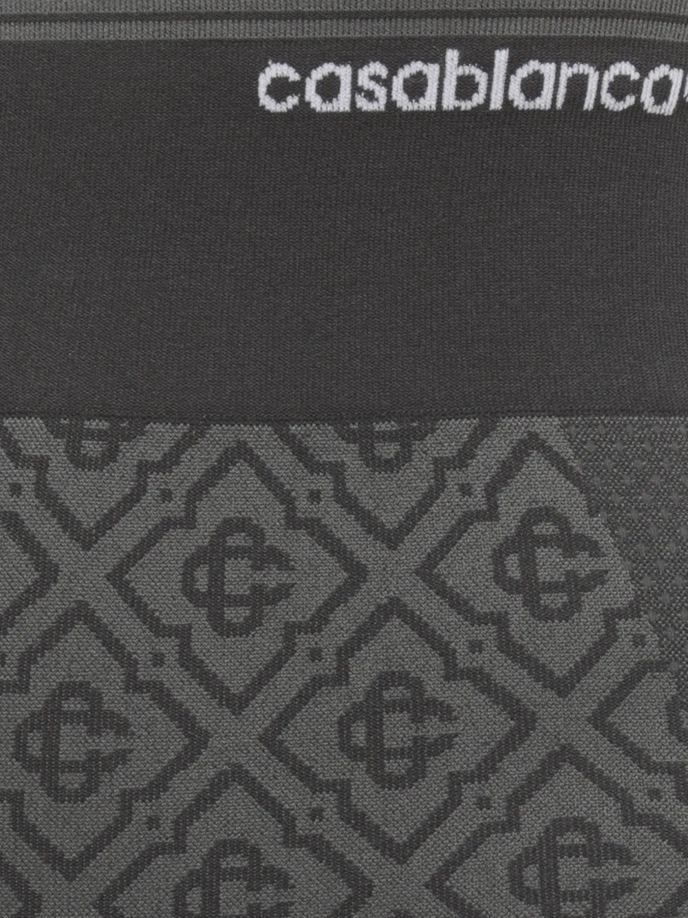 Casablanca Naadloze legging met monogramprint Grijs