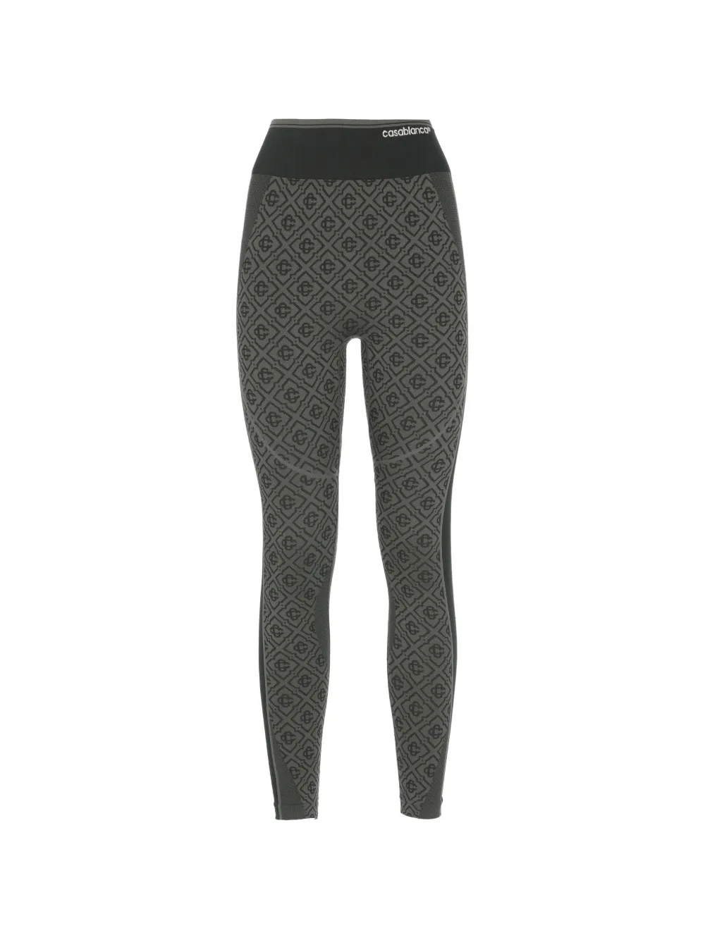 Casablanca Leggings con monogramma - Grigio