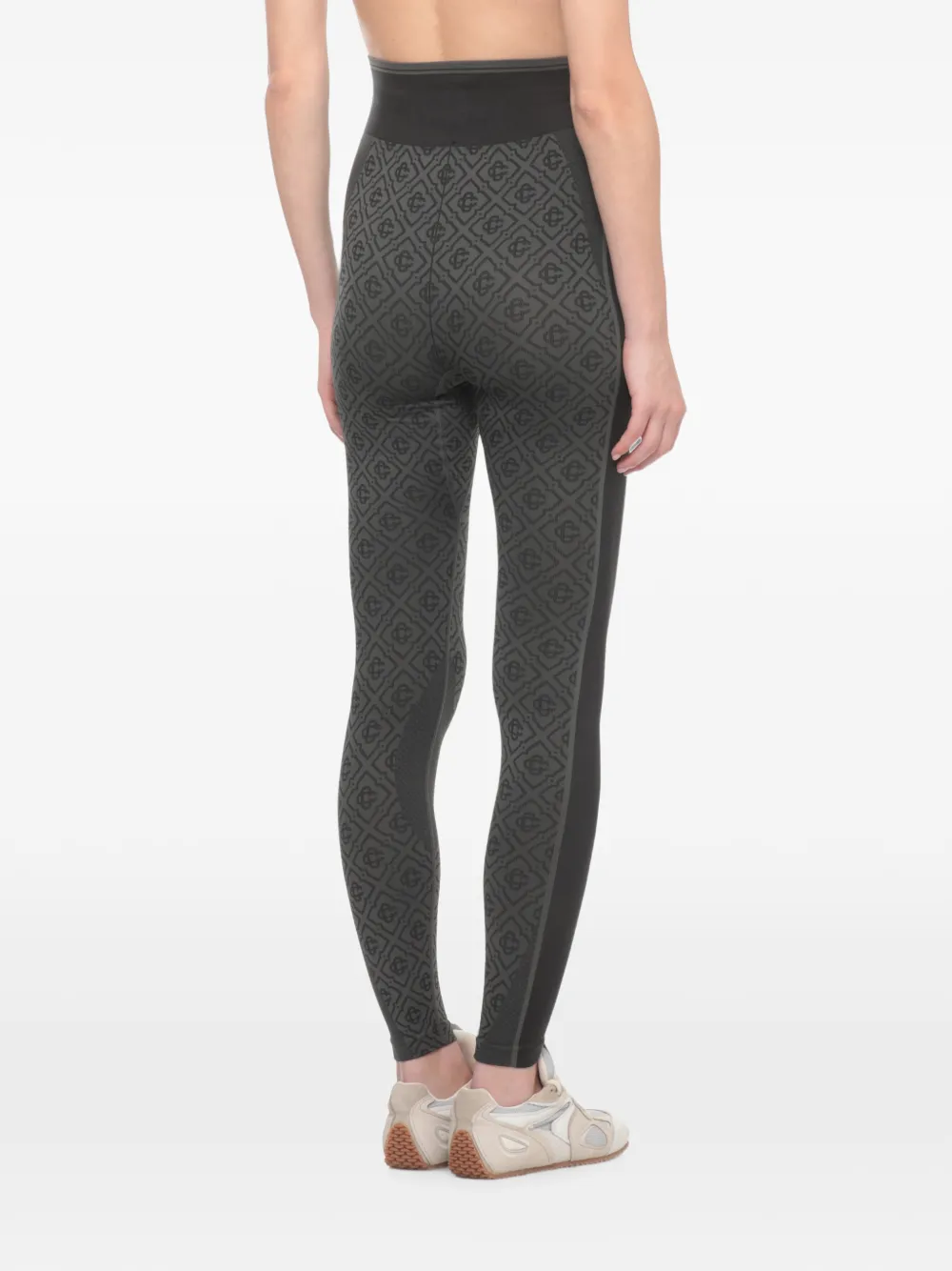 Casablanca Naadloze legging met monogramprint Grijs