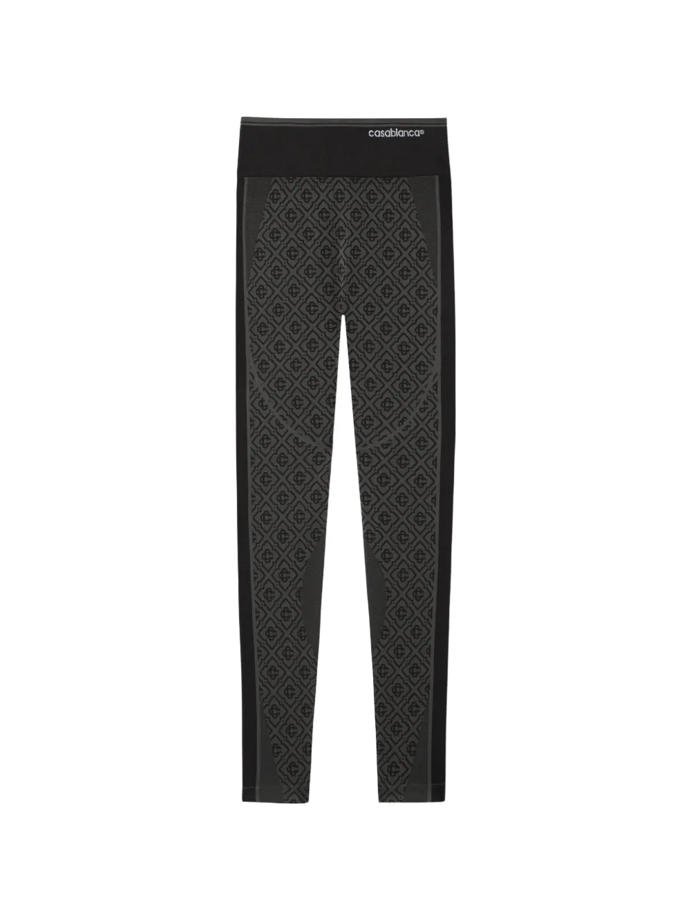 Casablanca monogram-print seamless leggings - Grau