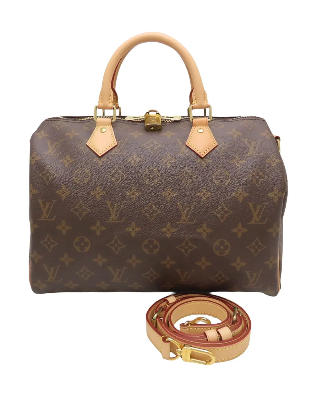 Louis Vuitton Pre-Owned 2021-2026 Monogram Speedy Bandouliere 30 satchel - Marrone