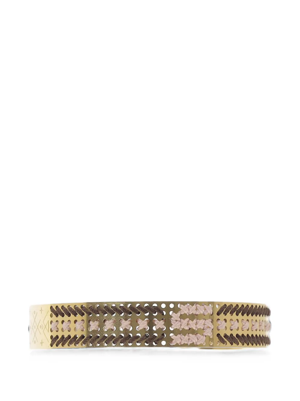 L'EIGHT STUDIO embroidery bracelet - Oro