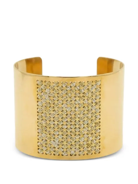 L'EIGHT STUDIO woven-detail cuff bracelet