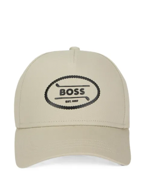 BOSS logo-patch baseball cap