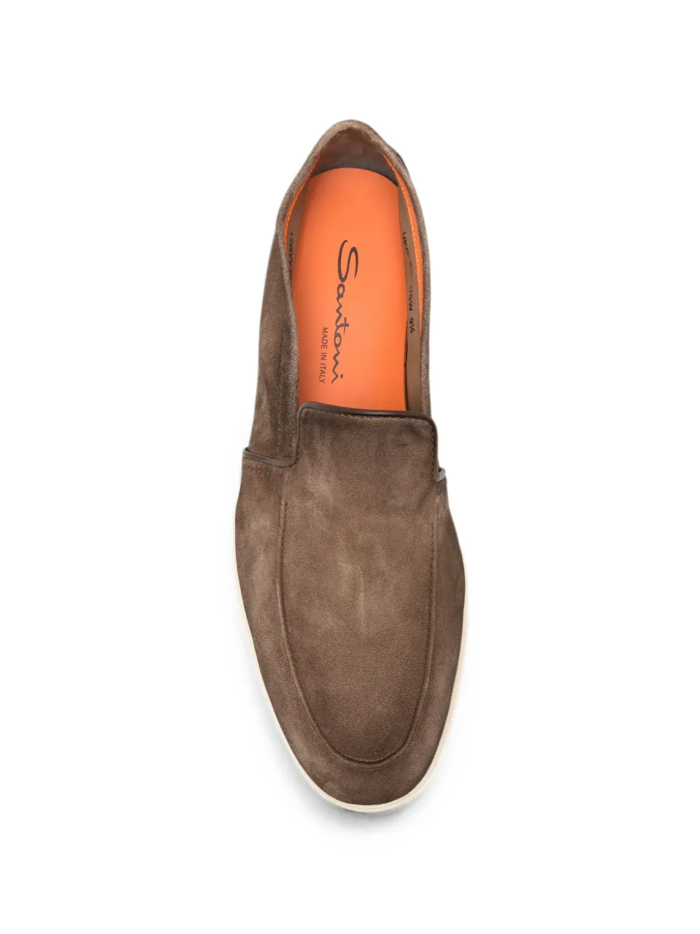 Santoni suede slip-on loafers Bruin