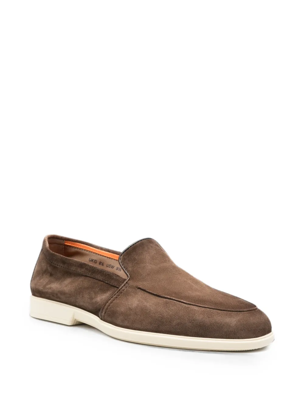 Santoni suede slip-on loafers Bruin