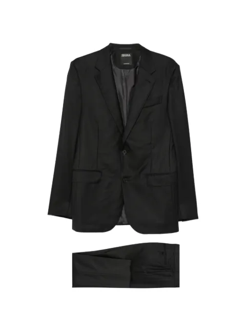 Zegna notched-lapels single-breasted suit