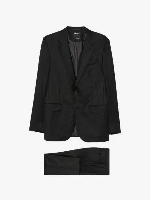 Zegna notched-lapels single-breasted suit