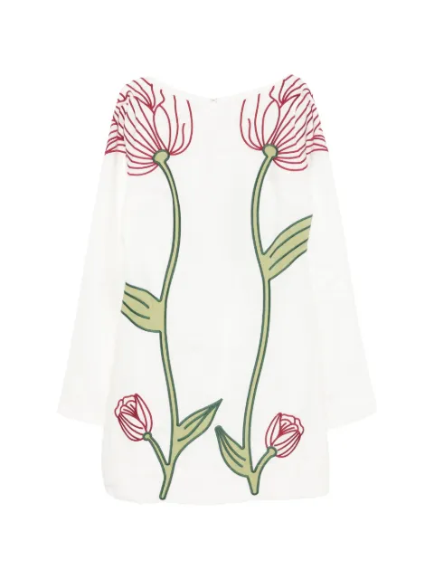 FARM Rio vestido corto con parche floral