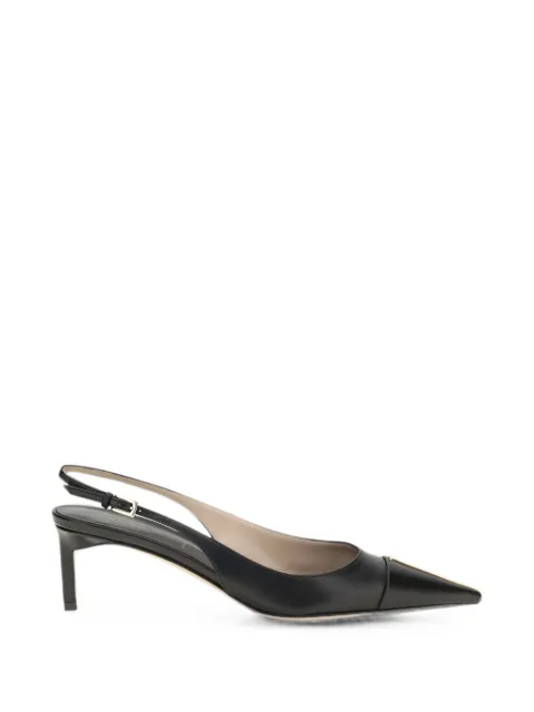 TOM FORD logo-plaque slingback pumps