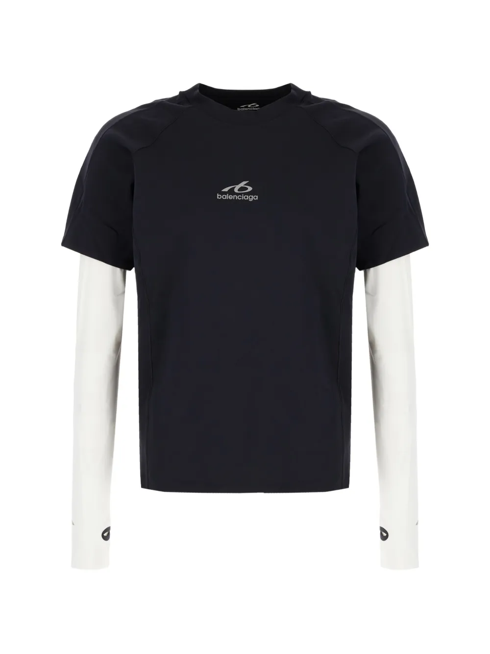 Balenciaga Felpa con logo e maniche raglan - Blu