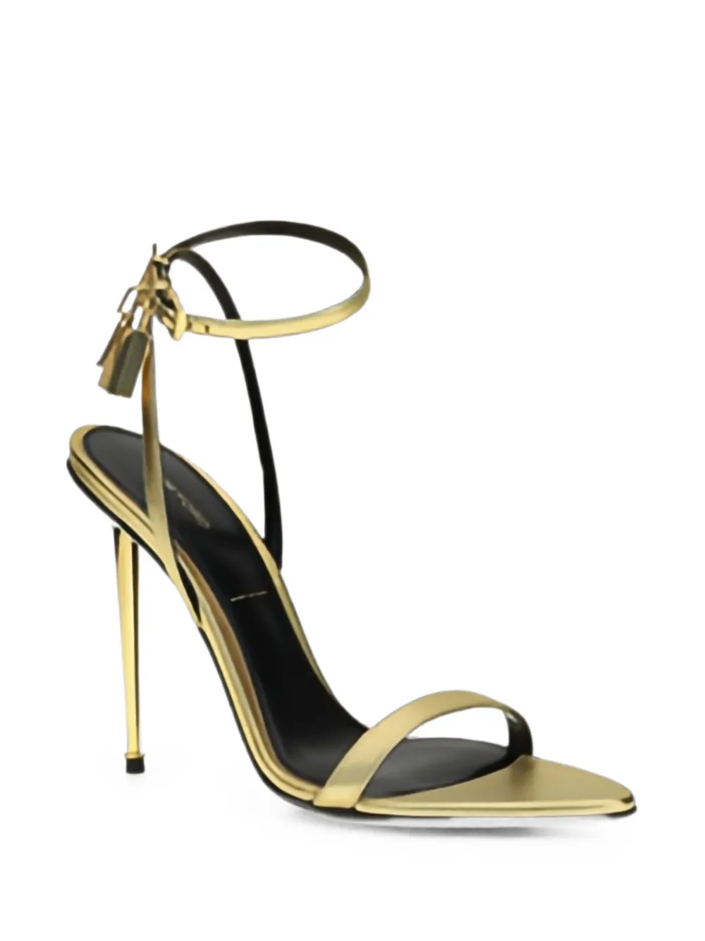 TOM FORD padlock-detail ankle-strap sandals Goud