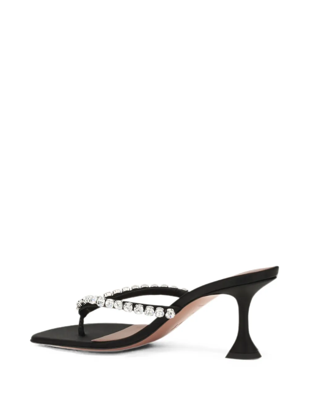 Amina Muaddi Gigi crystal-embellished sandals Zwart