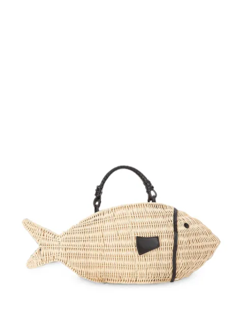 STAUD Cleo fish-shape tote bag