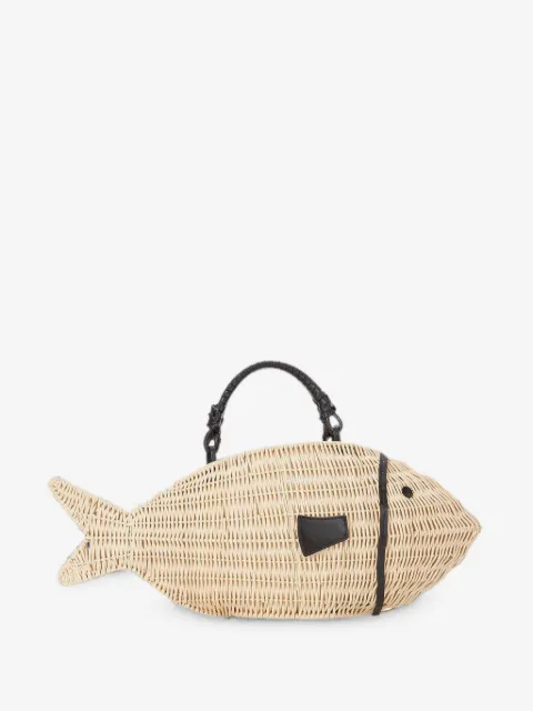 STAUD Cleo fish-shape tote bag