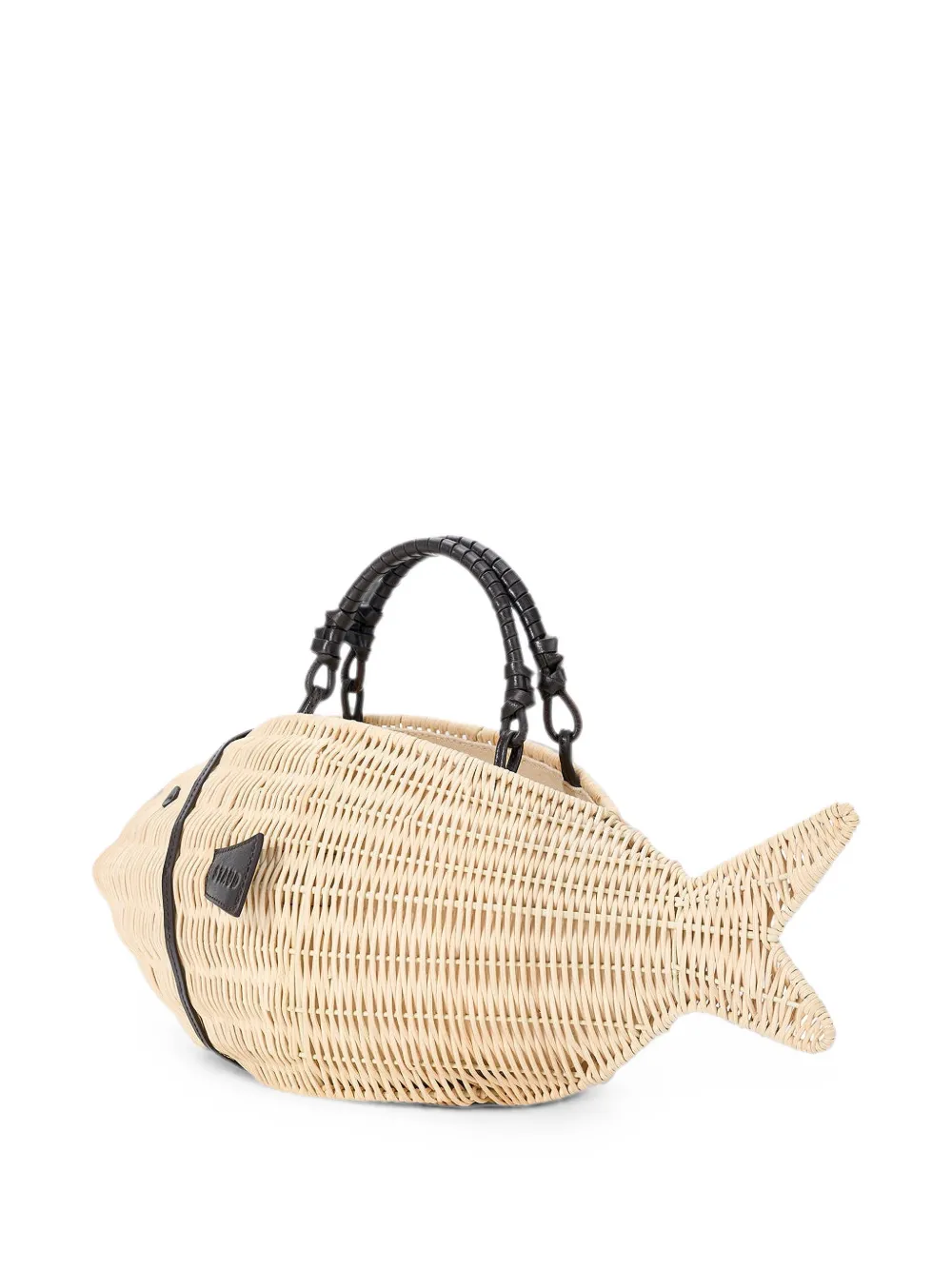 STAUD Cleo shopper in visvorm Beige