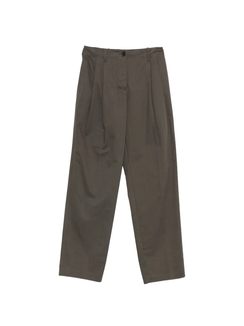 Semicouture Sofia pleated-detail trousers - Verde