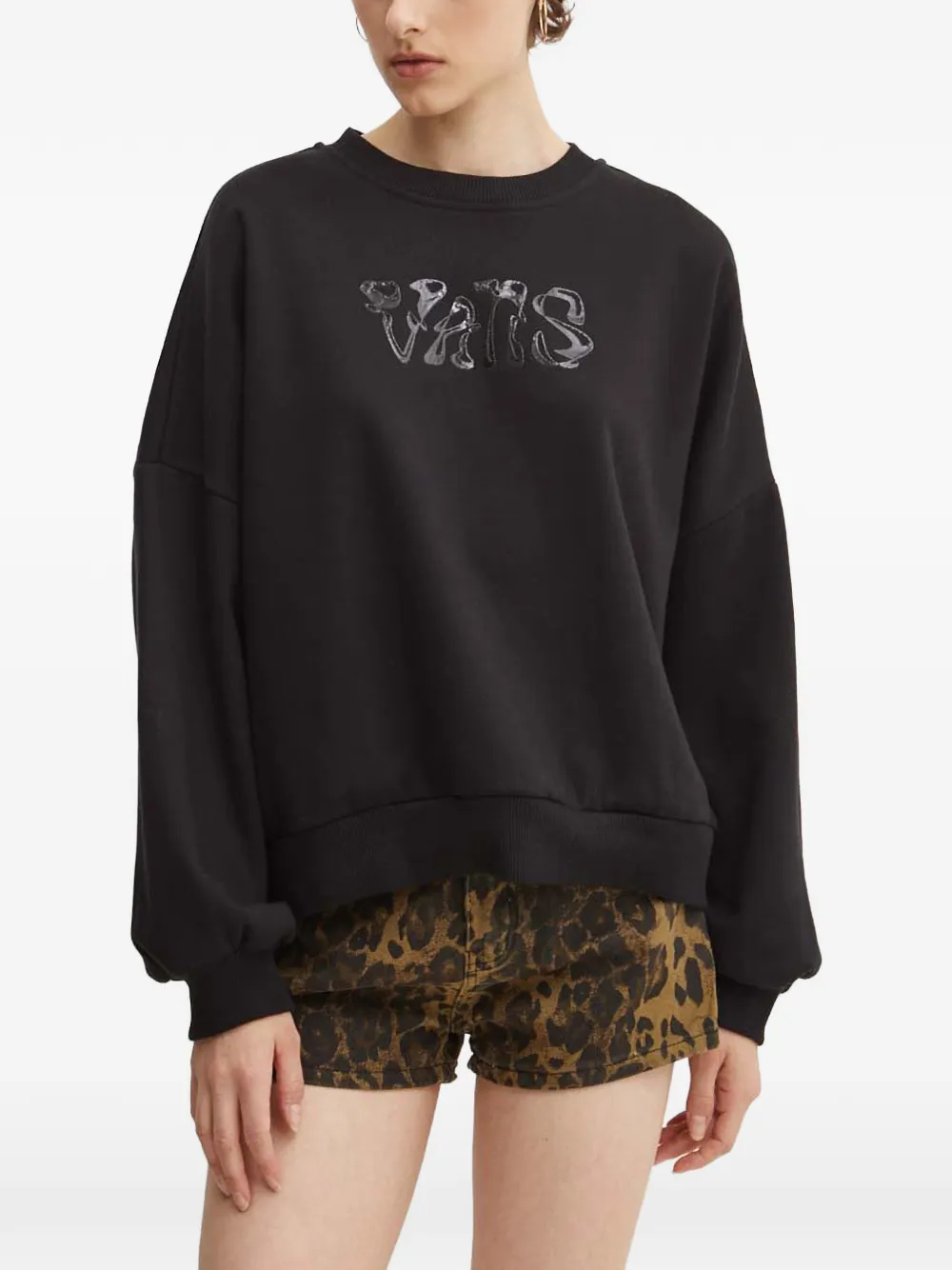 Vans logo-printed sweatshirt - Schwarz