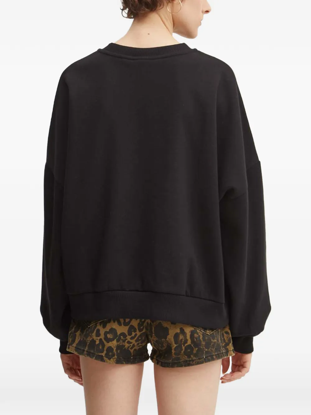 Vans logo-printed sweatshirt Zwart