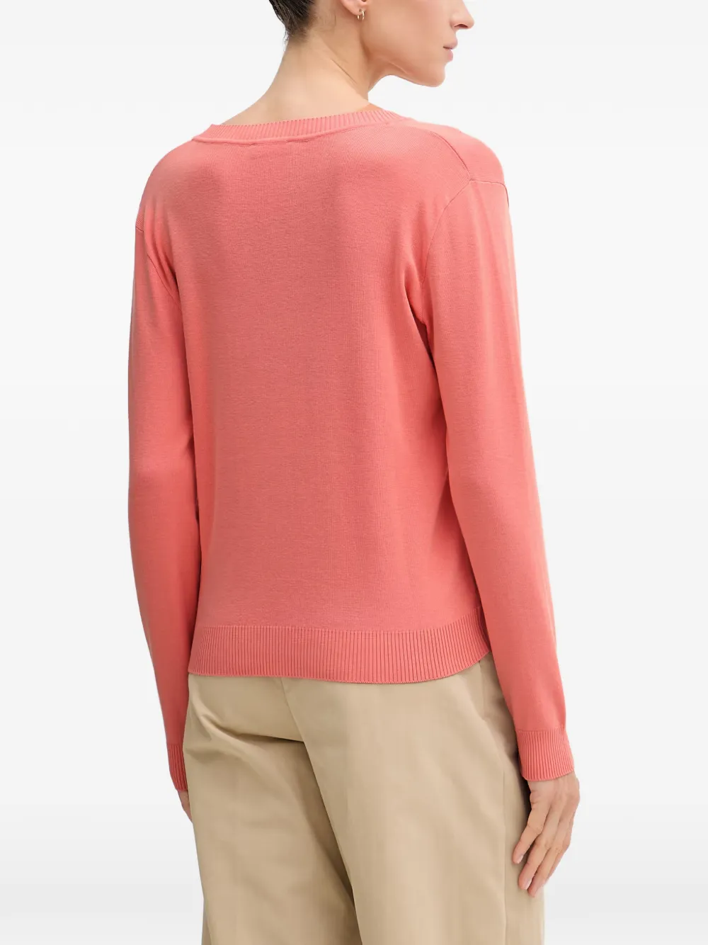 Benetton V-neck sweater Roze