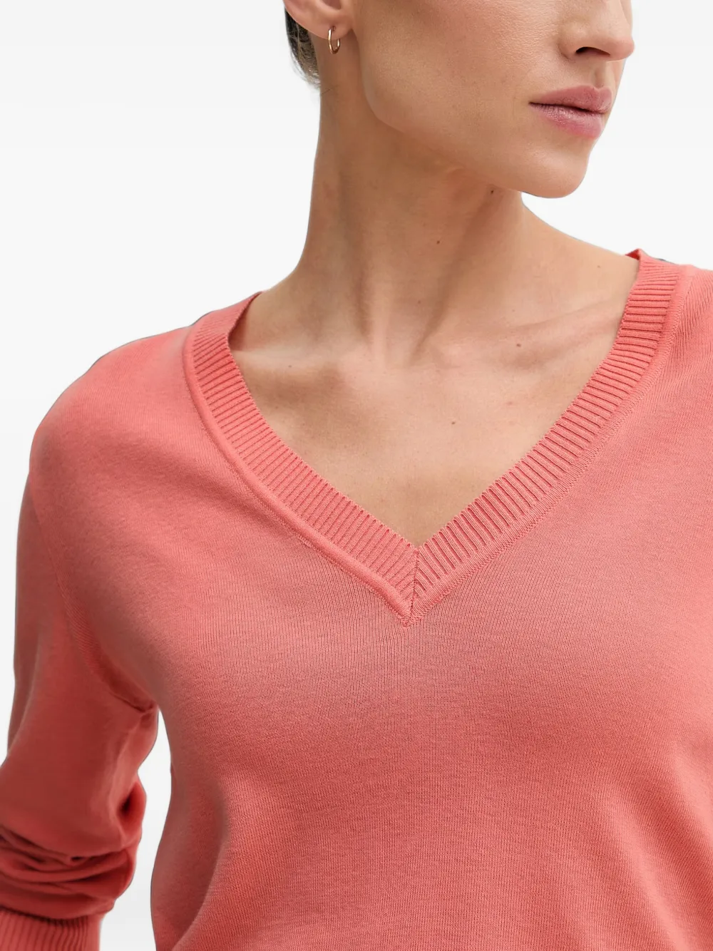Benetton V-neck sweater Roze