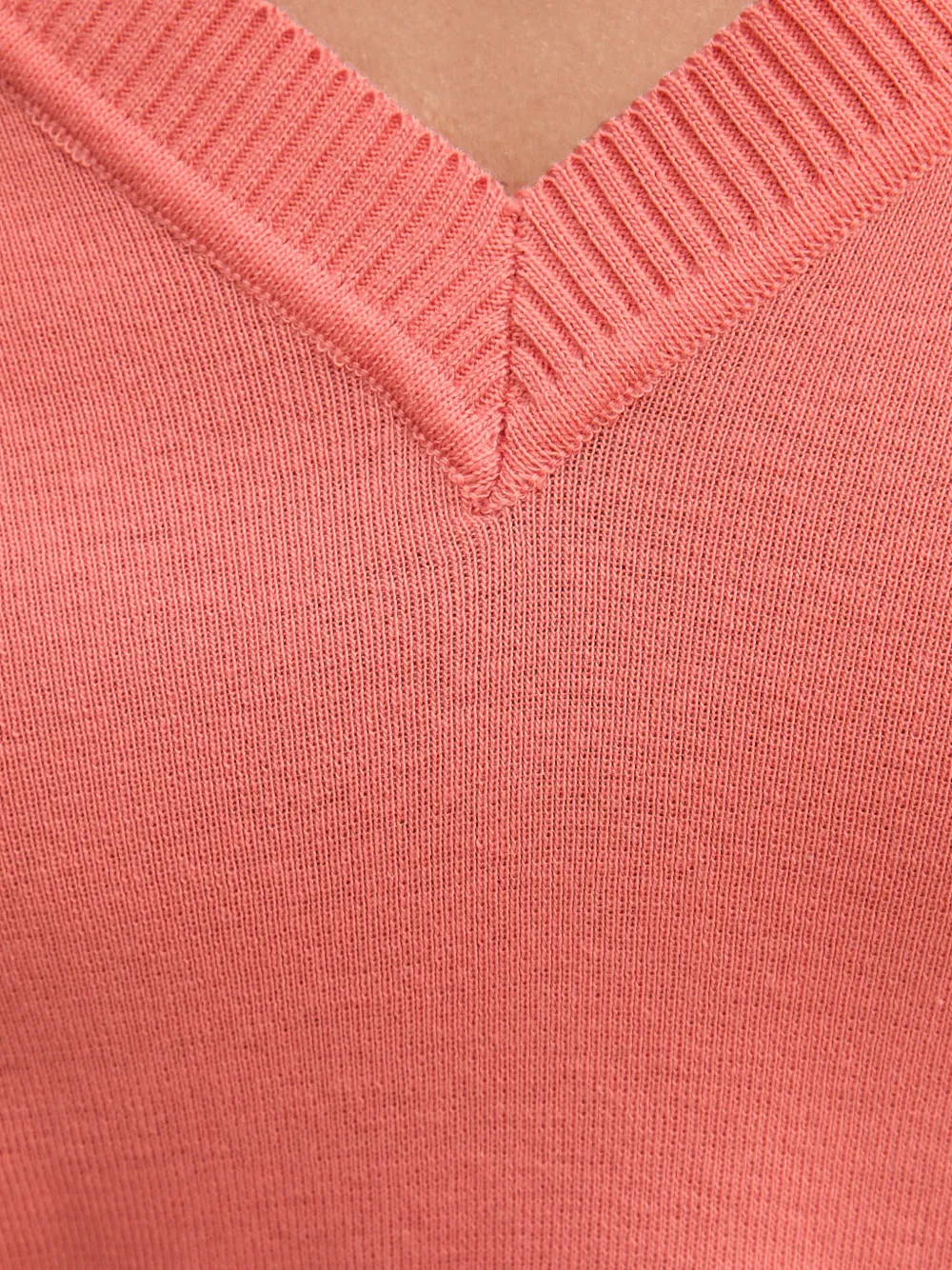 Benetton V-neck sweater Roze