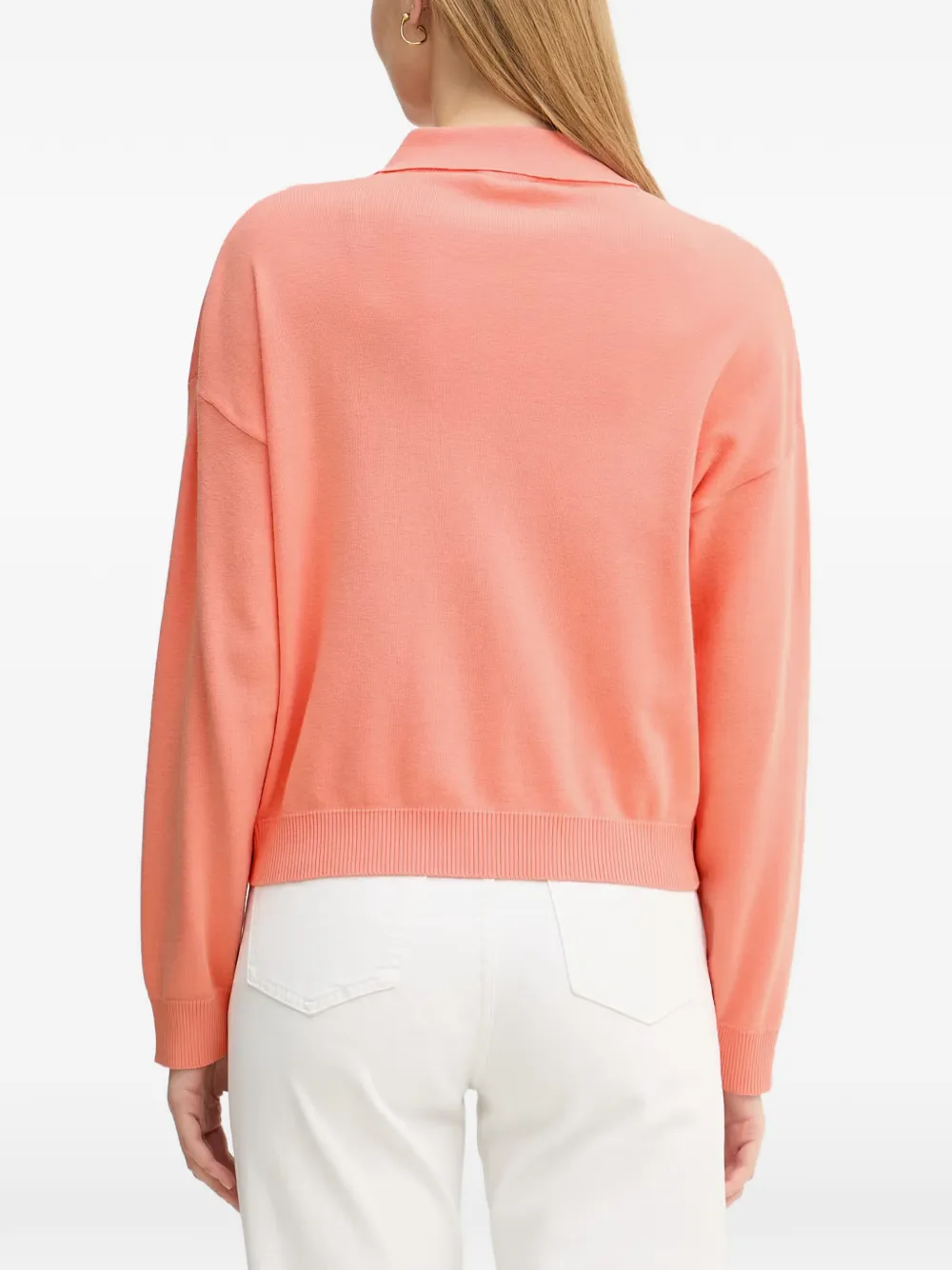 Benetton Trui met polokraag Roze